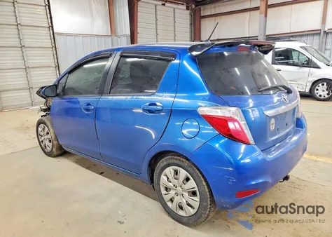 2012 Toyota Yaris z USA, uszkodzony, nr VIN JTDKTUD32CD511265